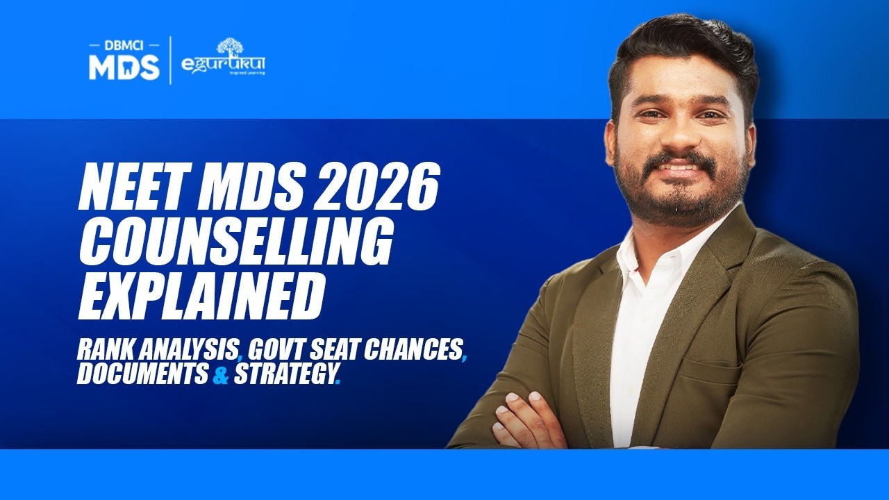 NEET MDS 2026 Counselling Explained: Rank Analysis & Govt Seat Chances