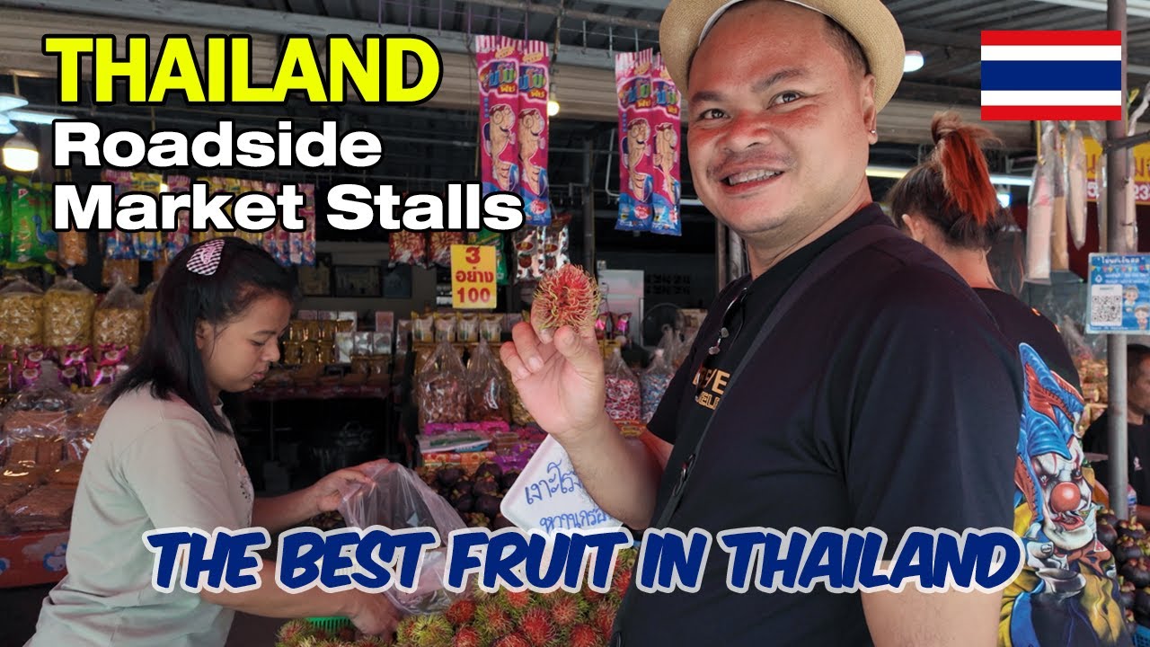 Roadside Markets. A Common Sight in Thailand. 🇹🇭