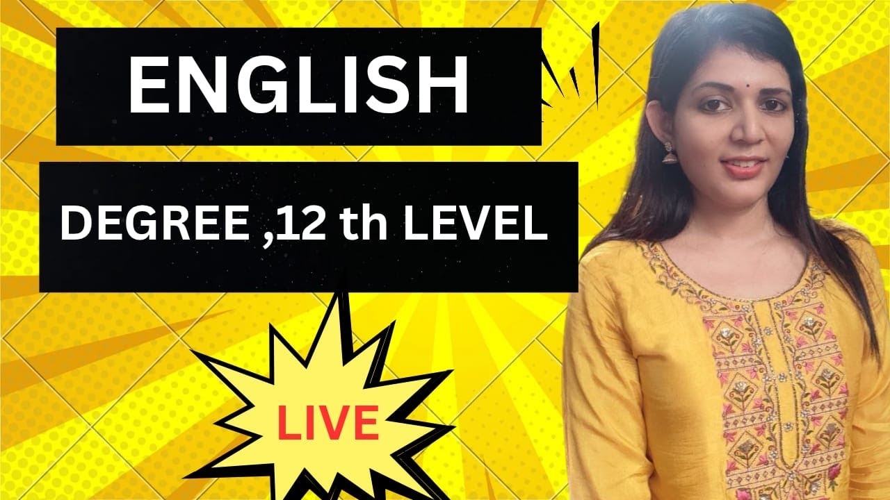 English degree level ,12 th level MCQ   || Sruthys learning square||