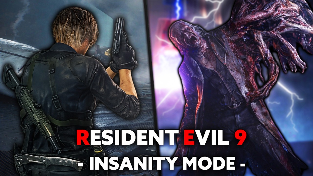 Beating Resident Evil 9 Requiem FINAL BOSS Insanity Difficulty - No Infinite Ammo & No RPG!