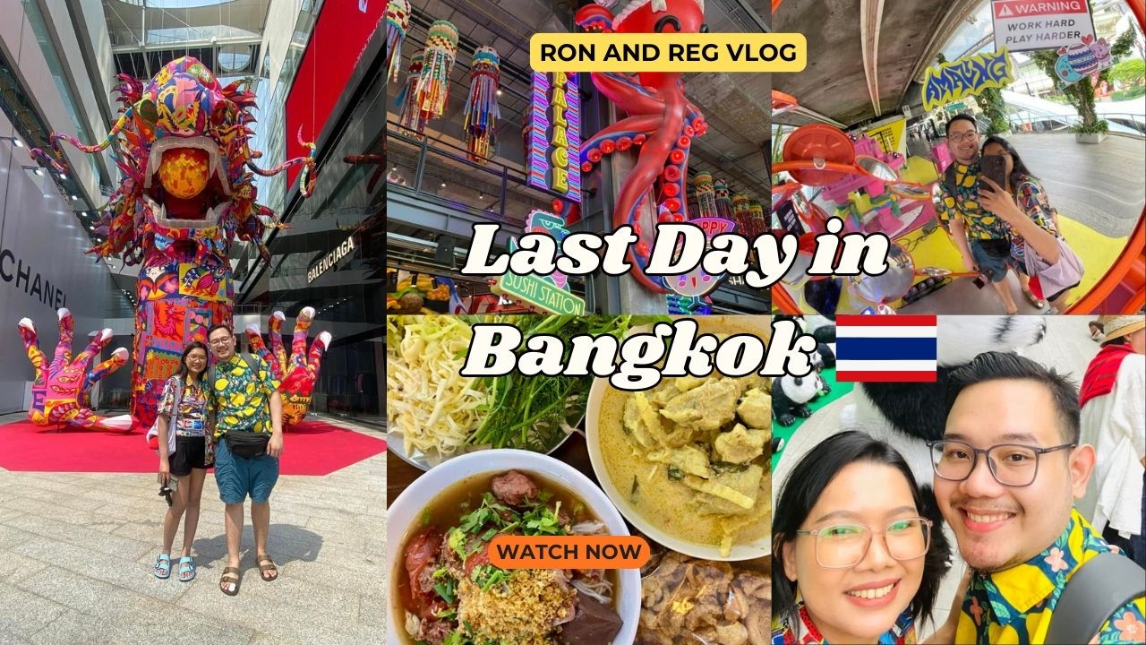 Last Day in Bangkok 🇹🇭 EmSphere Benchasiri Park Family Food House Cafe Amazon Ouan Pangping Nomsod