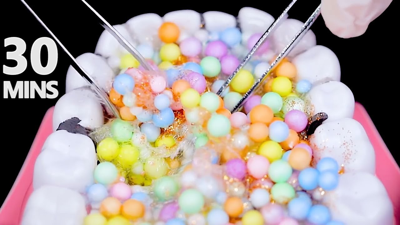 ASMR 🦷Dentist очищает ваши зубы от слизи в течение 30 минут