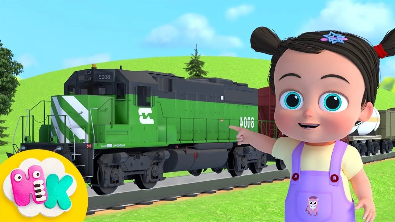 Tågsången Svenska | Tåg Barnprogram | HeyKids - Barnsånger