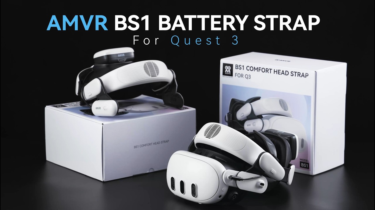 BS1 Battery Head Strap for Meta Quest 3 &ndash; Ventilated, Cool & Comfortable VR Experience
