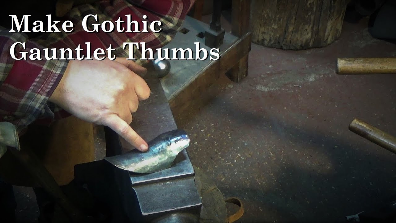 How to make gothic gauntlet thumbs. Make your own Gothic Gauntlet pt VIII