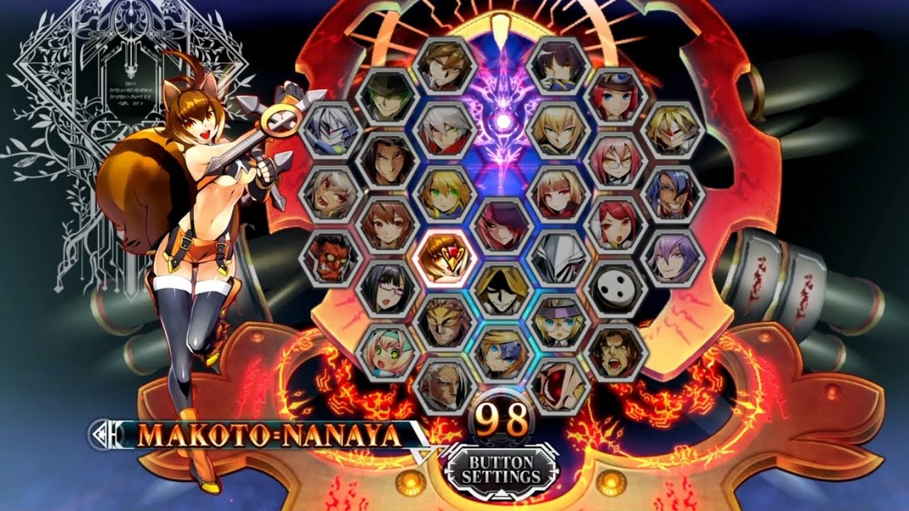 [BLAZBLUE CENTRALFICTION][BBCF2]Makoto Nanaya combo collection