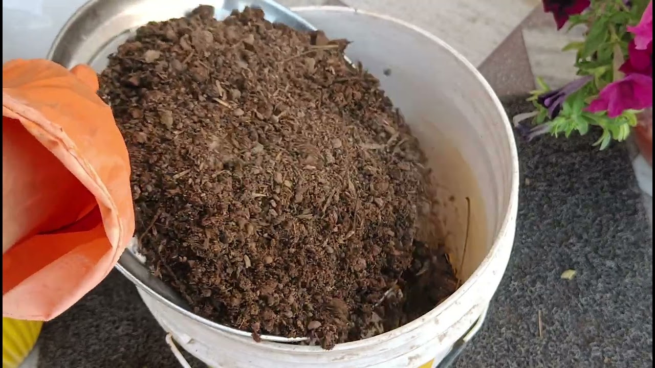 Kitchen waste compost ghar par kaise banaye।  Organic kitchen waste fertilizer for plants ।