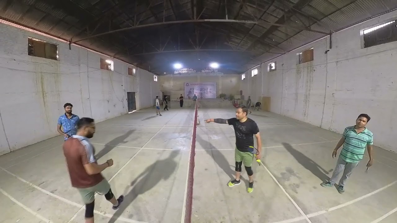 Day 10. Game-3. Face off 🔵vs Black🖤 #badminton #gameplay 