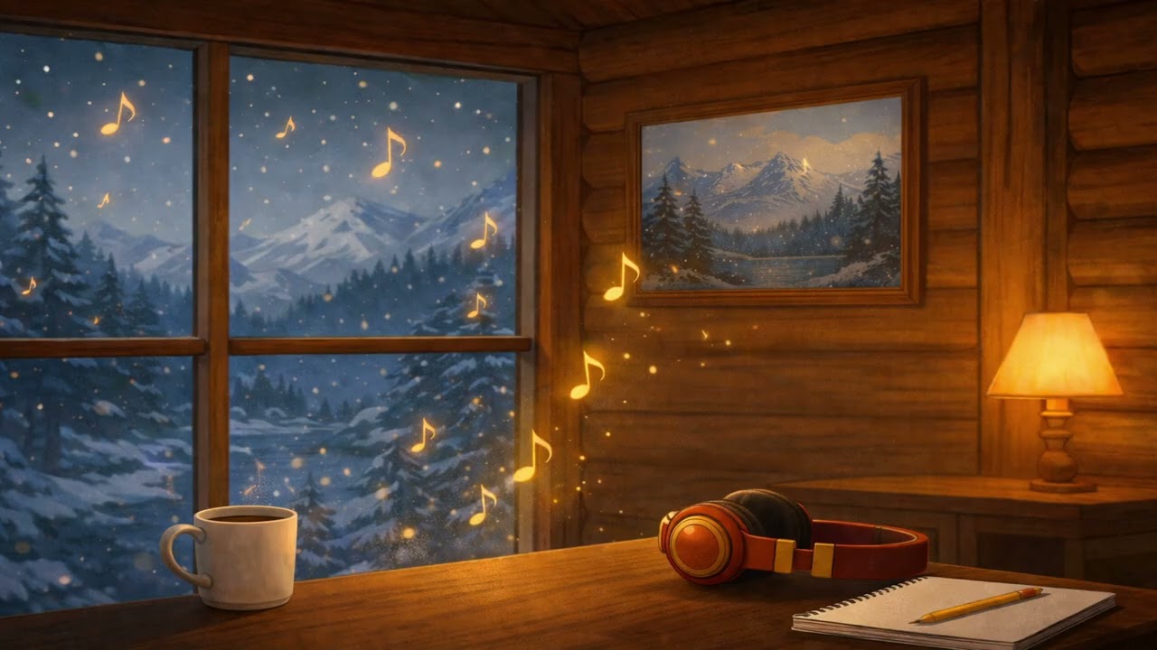 Cozy Lo-Fi Beats for Study & Work | Mountain Cabin ✨