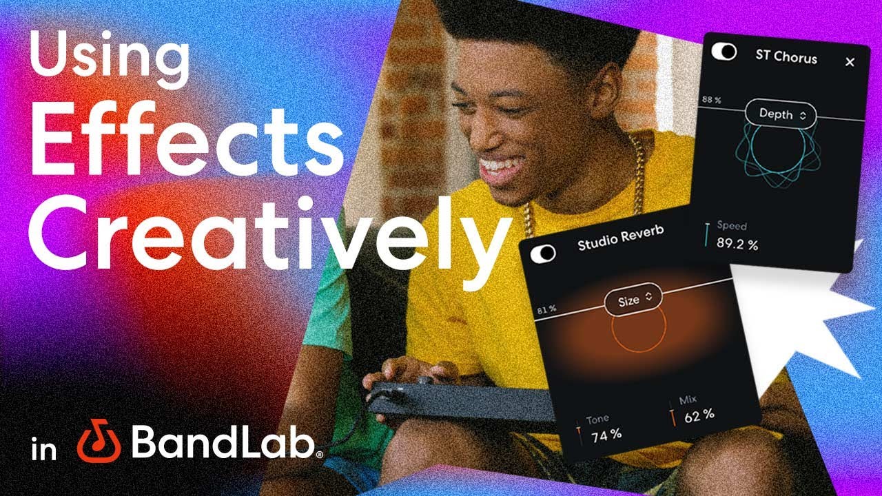 Using effects creatively in BandLab's free web Studio (BandLab Tutorial)