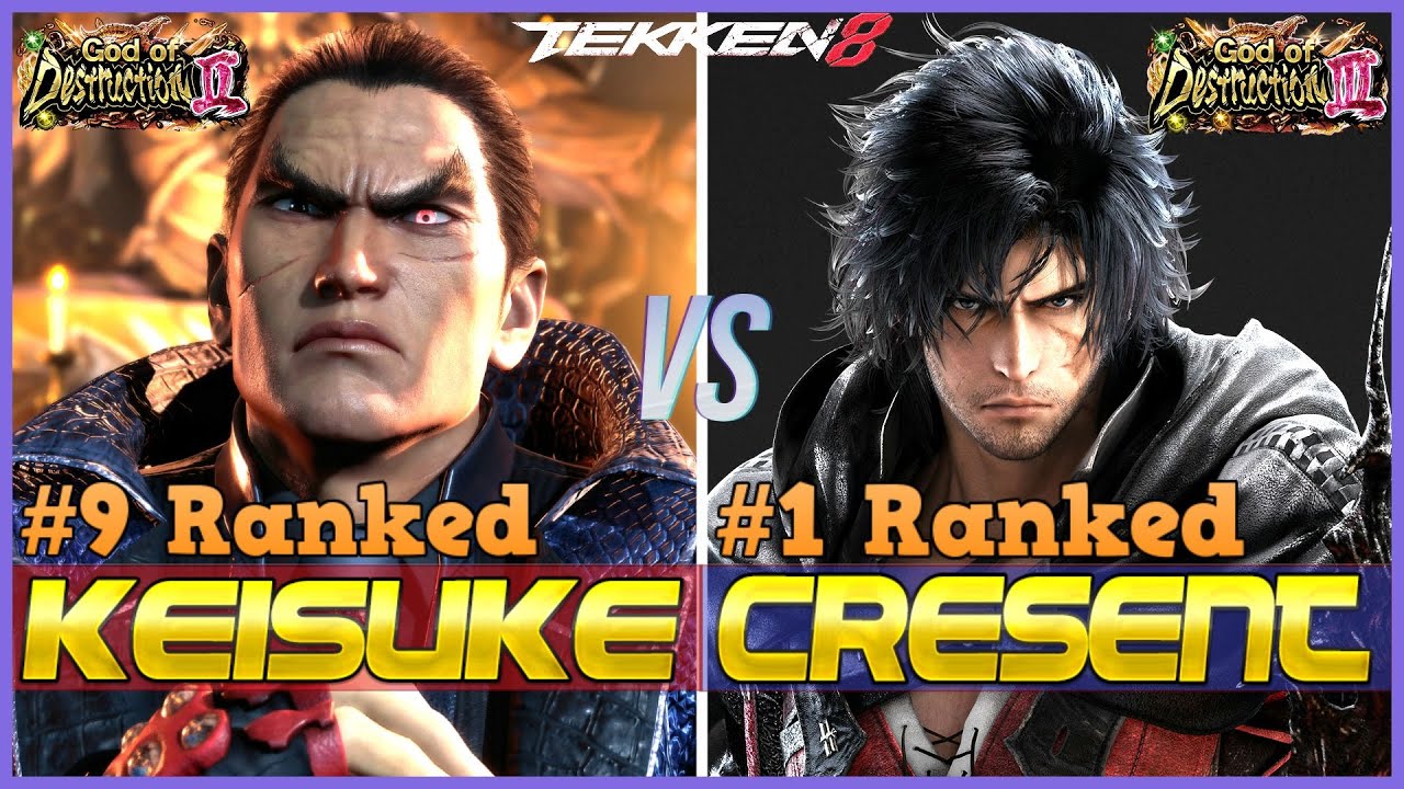 T8 ▰ KEISUKE (#9 Ranked Kazuya) vs CRESCENT (#1 Ranked Clive) ▰ Tekken 8 High Level Gameplay