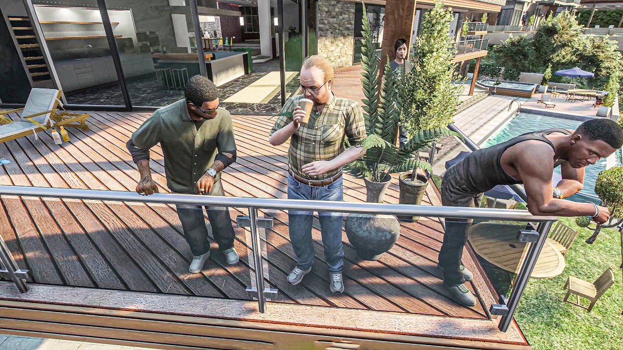 GTA 5 Franklin Lamar & Lester Team Up to WIN Bike Race | Epic Stunt Walkthrough | Infinite Play