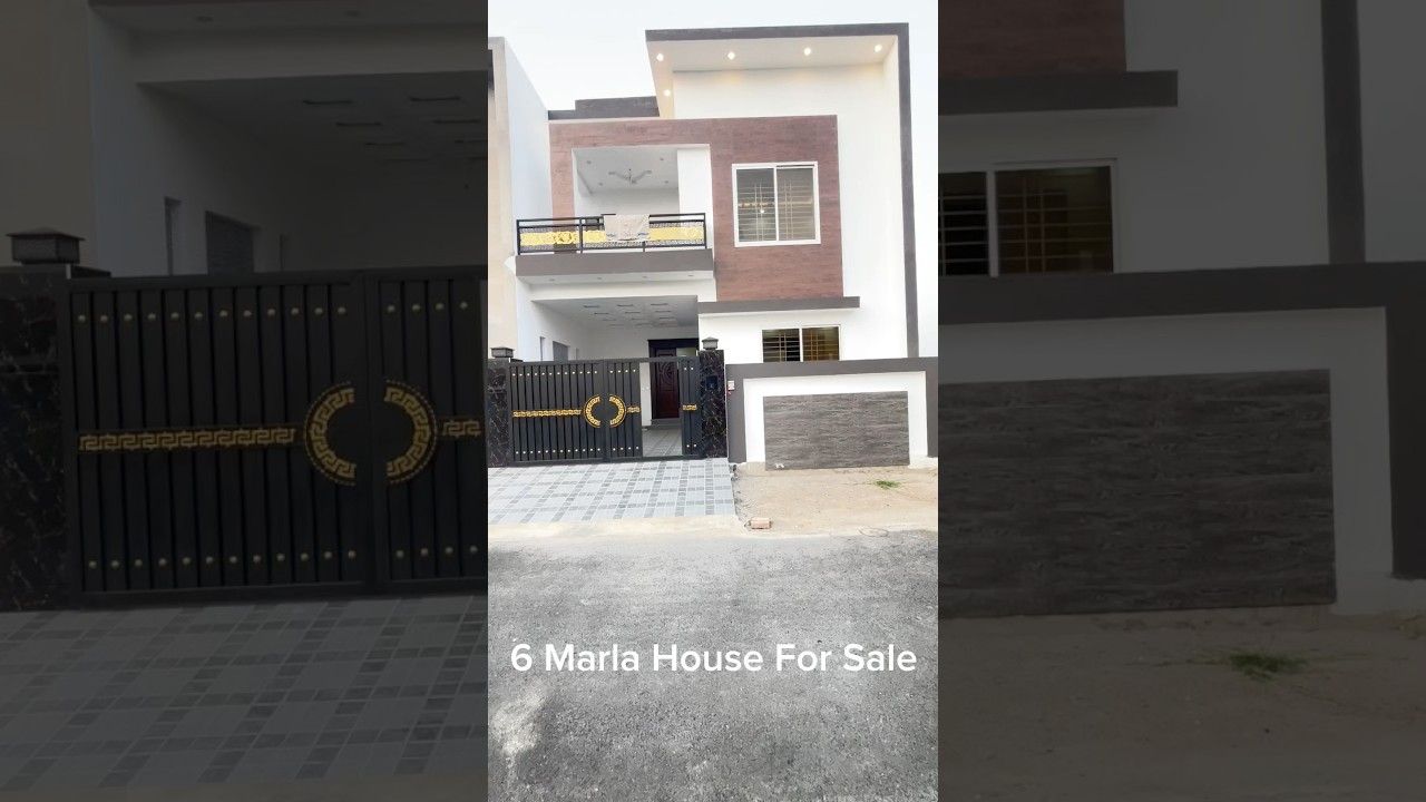 Beautiful 6 Marla Modern Design House for sale In Kent Housing Sialkot. ❤️