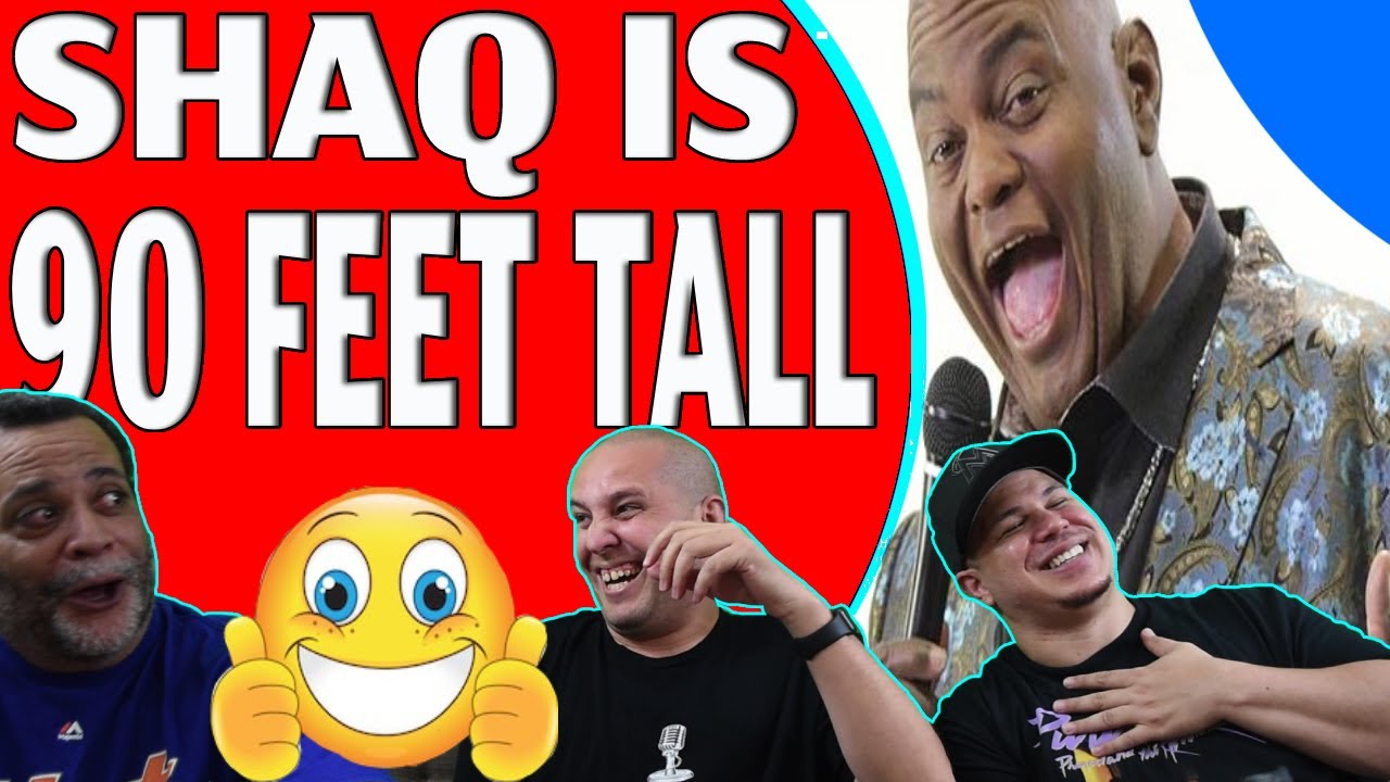 Lavell Crawford ⎢Shaq is 90 feet tall ⎢Shaq's Five Minute Funnies ⎢ REACTION