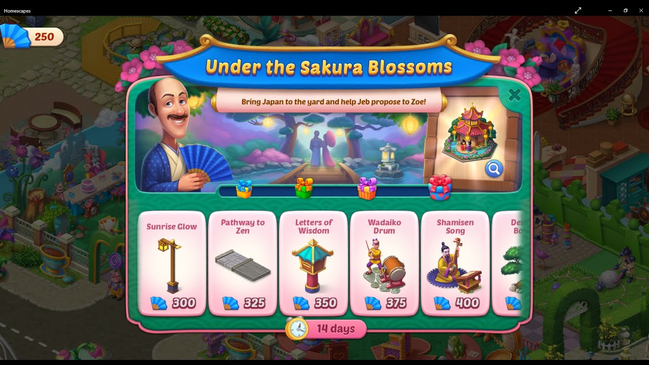 Homescapes - Event - Decor Event - Under the Sakura Blossoms