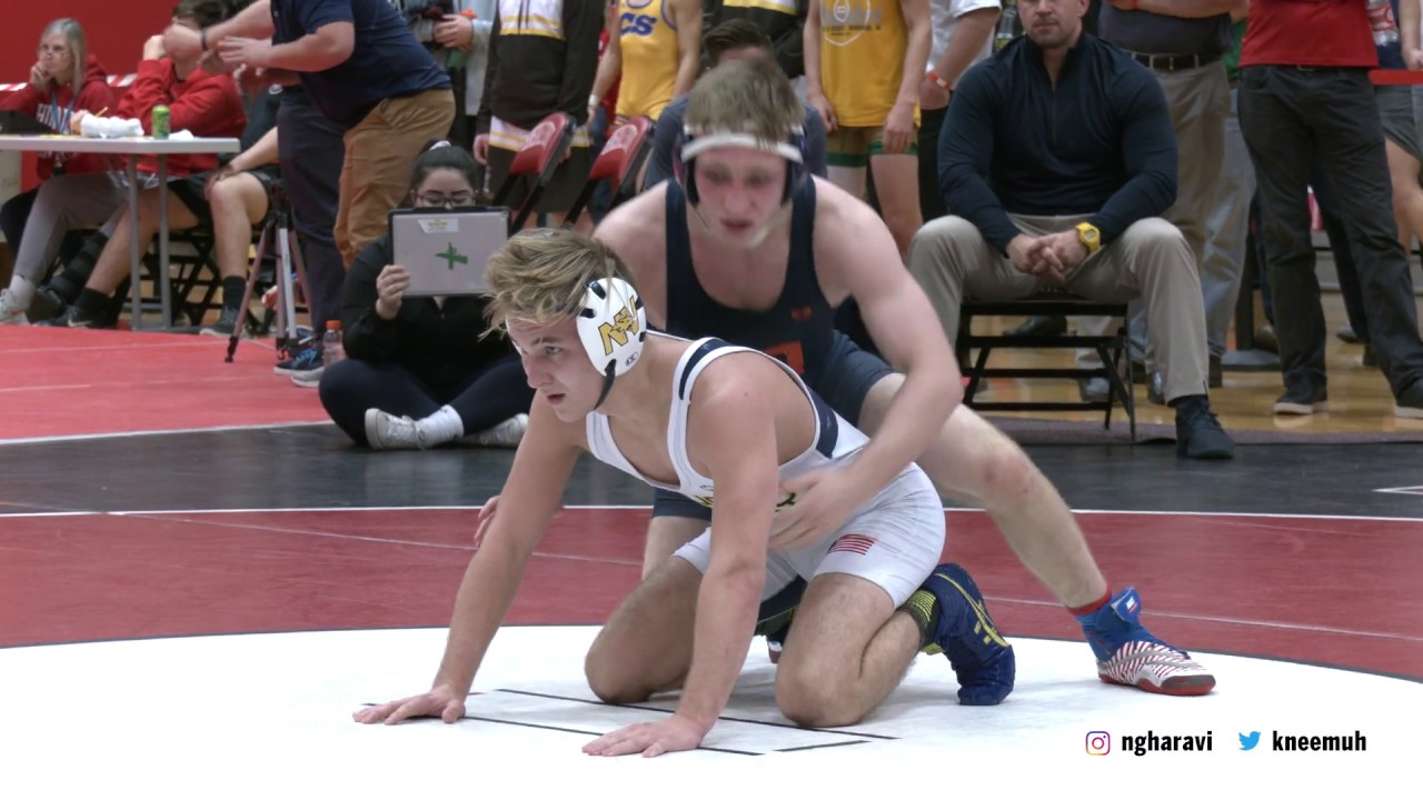 Jake Rundell (OPRF) vs. Reese Martin (Neuqua Valley) – 2019 Rex Whitlatch Championship at 126