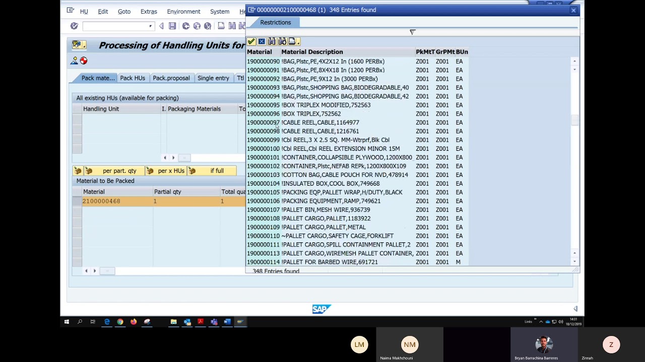 Stream session 9/9_TM: Managing Events (INTER & INTRA MissionTransfer using UN Carriers)_Dec 20 2019