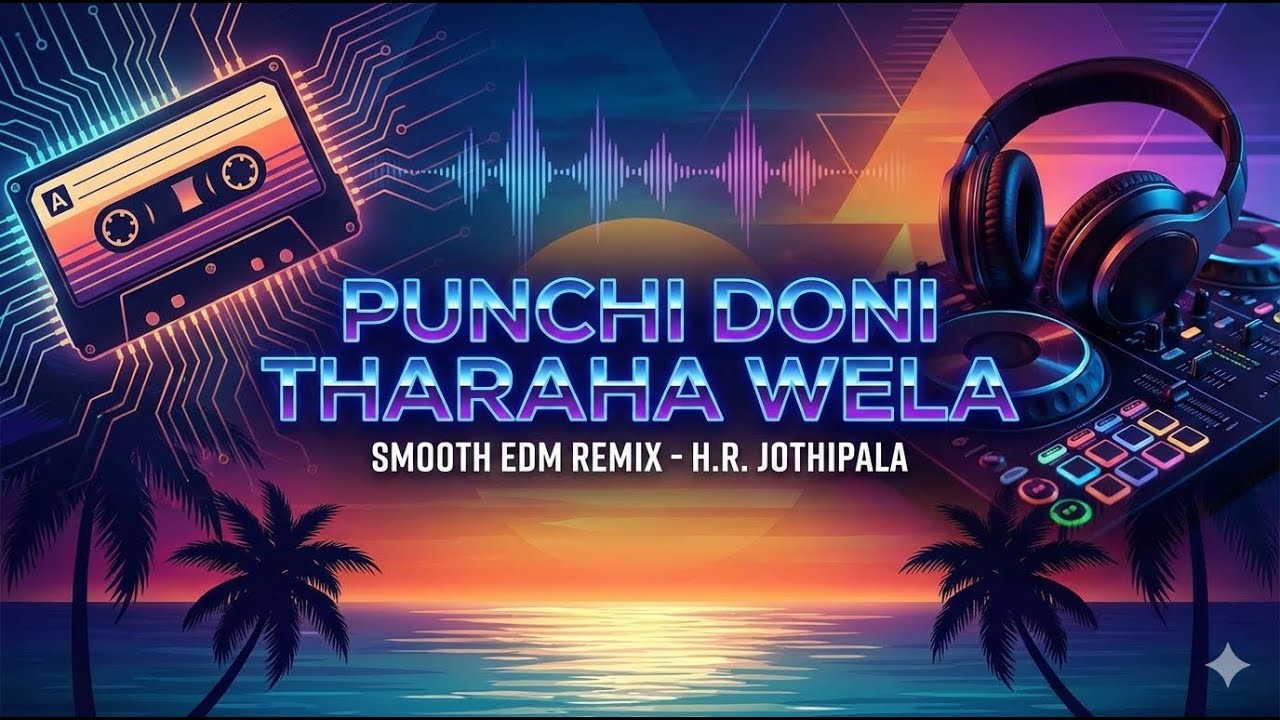 Punchi Doni Tharaha Wela - H.R. Jothipala | Smooth EDM Remix (Chill Melodic House)