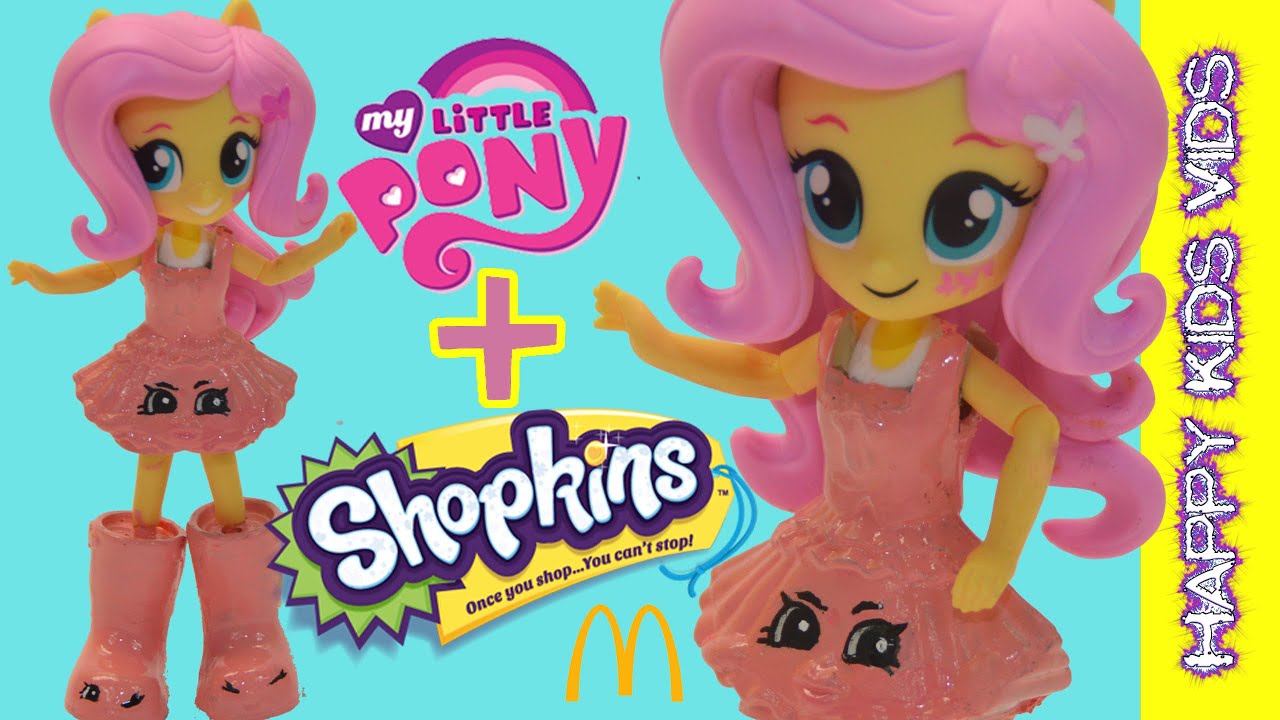 Custom My Little Pony Fluttershy Shopkins Judy Jumper Jennifer Rayne