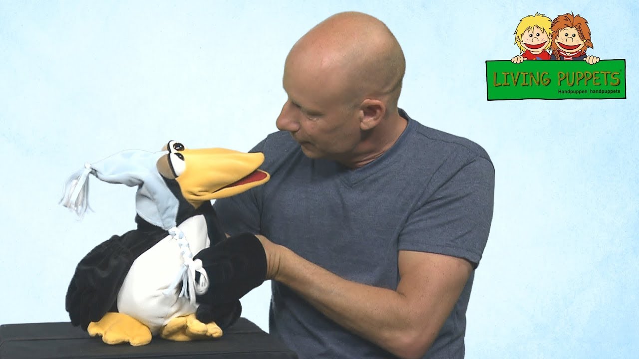 Was essen eigentlich Pinguine? - Living Puppets Handpuppen mit  Bauchredner  Benjamin Tomkins