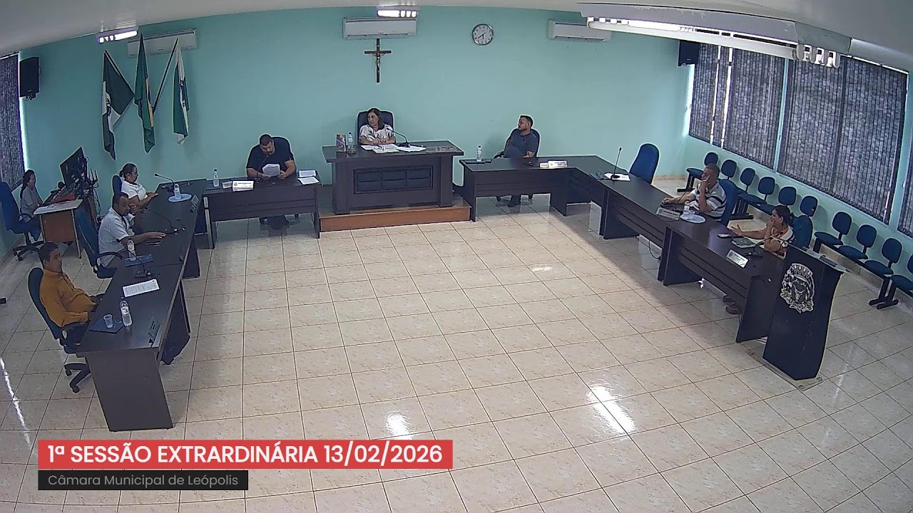 1ª Sessão Extrardinária 13/02/2026
