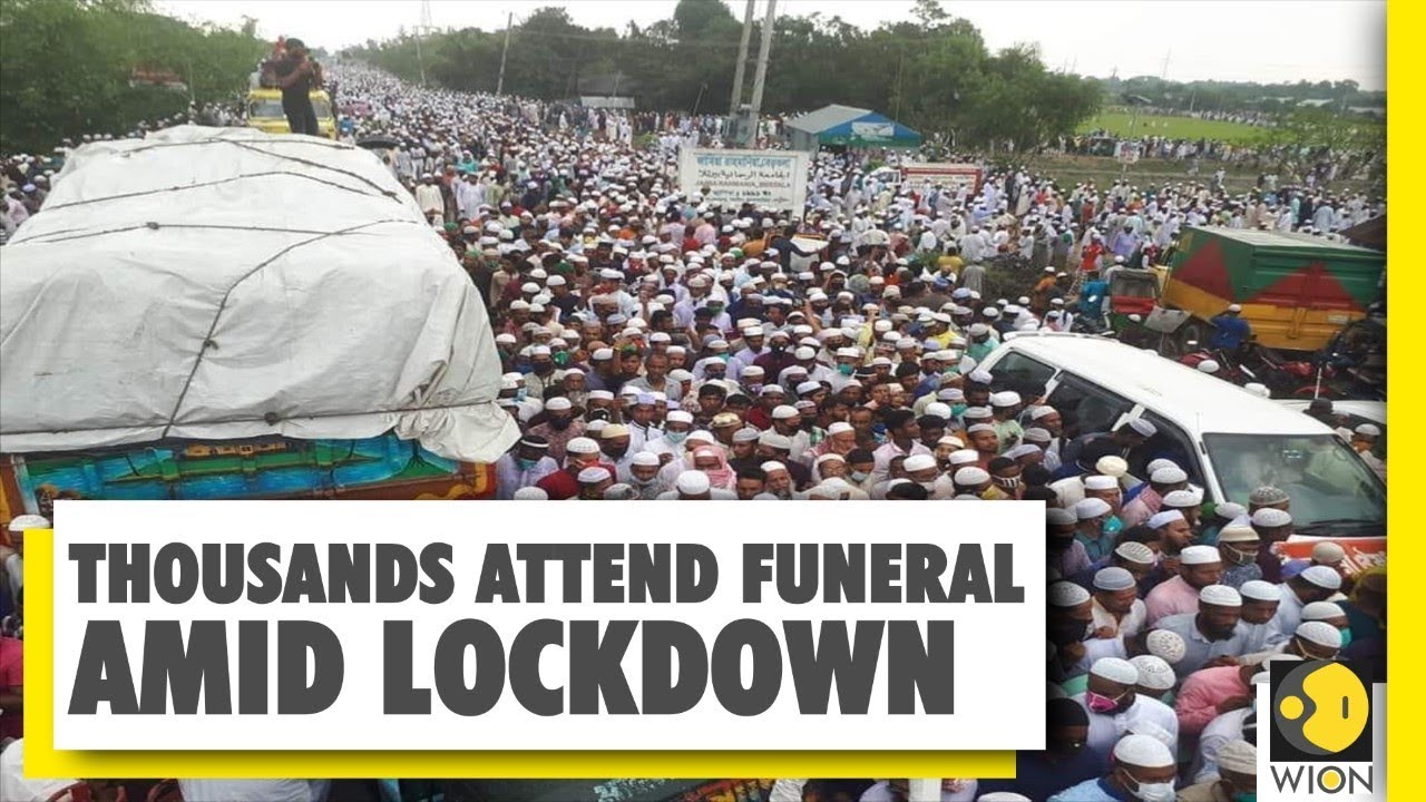 Bangladesh: Around 50,000 attend Maulana Ansari's funeral, defy lockdown rules