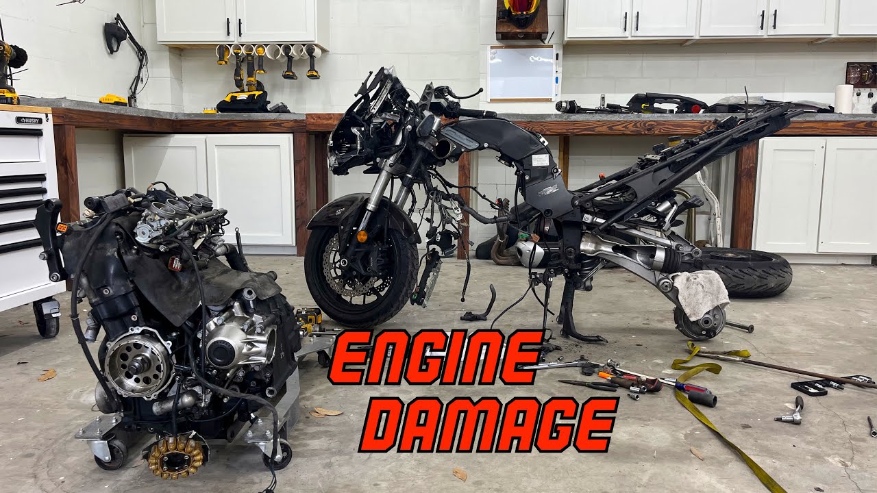 ENGINE DAMAGE on the ZX14 twin (PT.1 Complete Tear Down)