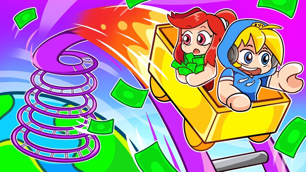 SPENDO 100,000€ Per La MONTAGNA RUSSA Più ALTA Su ROBLOX!