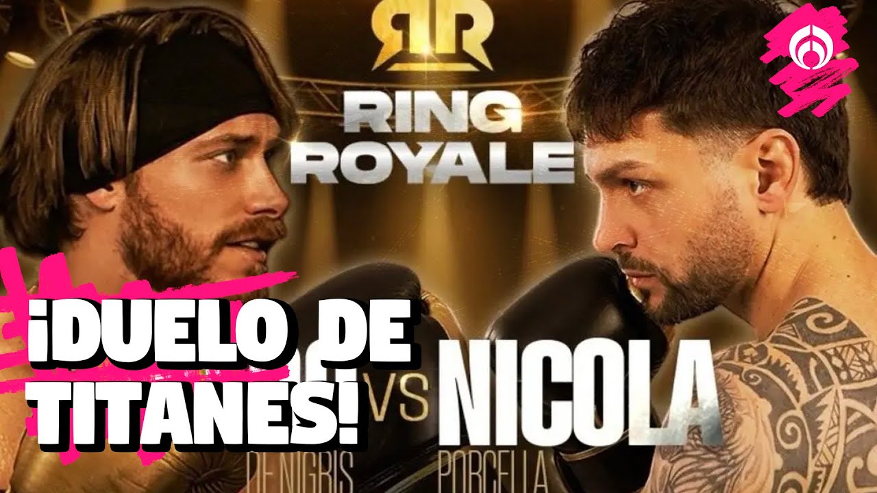 ¡Aguas con la carita! Aldo de Nigris vs. Nicola Porcella en la 'Ring Royal'