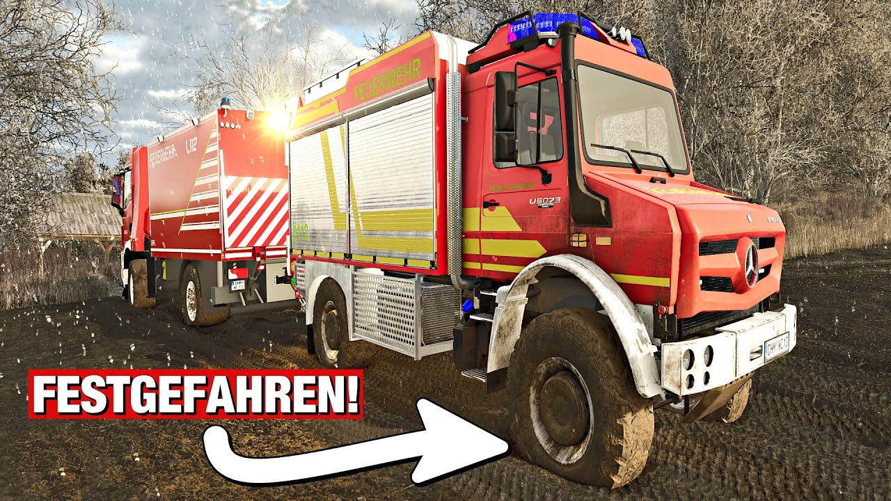 LS25 REAL LIFE: FEUERWEHR-AUTO IM MASCH FESTGEFAHREN 🚒 DAS IST KOMPLETT ESKALIERT! | Folge 13