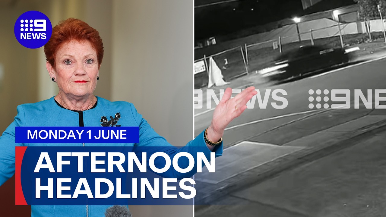 One Nation's first ever lead in polls; Exclusive pictures of wild police chase | 9 News Australia