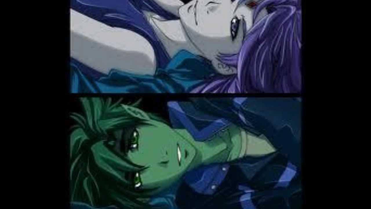 raven and beastboy-here in my arms