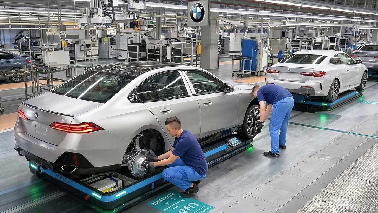How They Build the All-New BMW Electric i5 - Inside German Factory