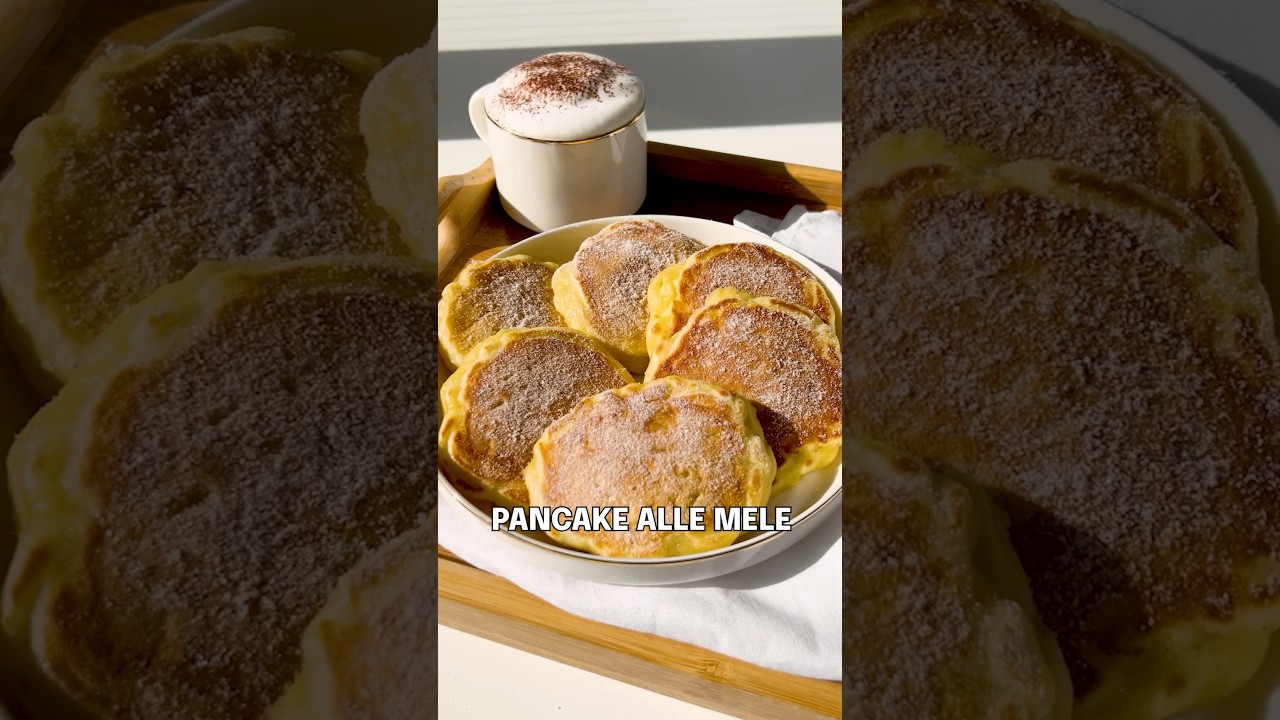 PANCAKE ALLE MELE 🍎🍏 Ricetta &darr;