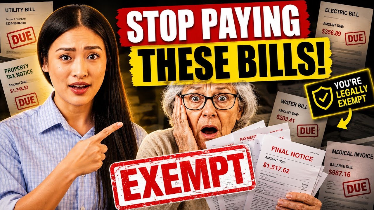 Seniors STOP Paying These 5 Bills &mdash; You're Legally Exempt (Most Don't Know)