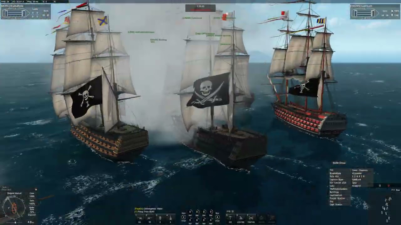 Naval Action -  Massive Port Battle - Gustavia