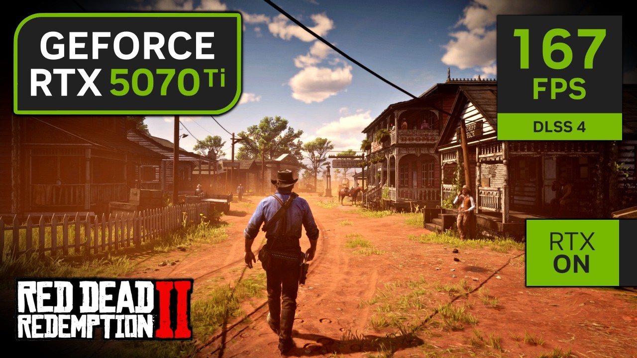 RTX 5070 Ti on Red Dead Redemption 2 | 1080p, 1440p, 4K with NVIDIA DLSS 4!