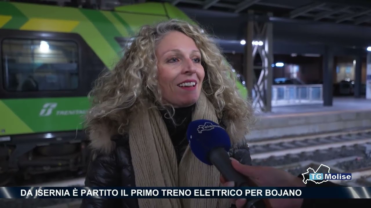 Da Isernia è partito il primo treno elettrico per Bojano