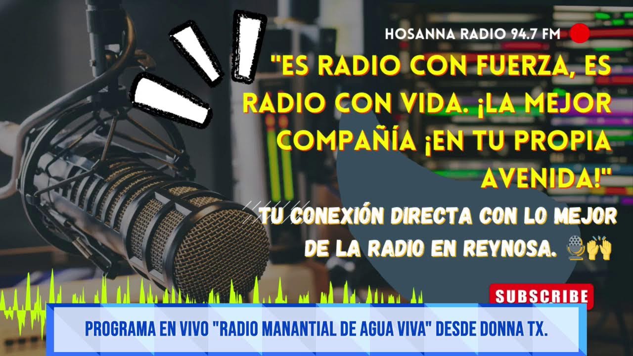 Emisión en directo de Hosanna Radio