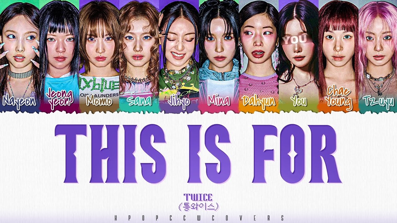 [10TH MEMBER] TWICE - 'THIS IS FOR' Color Coded Lyrics - Cover by J-Lyn