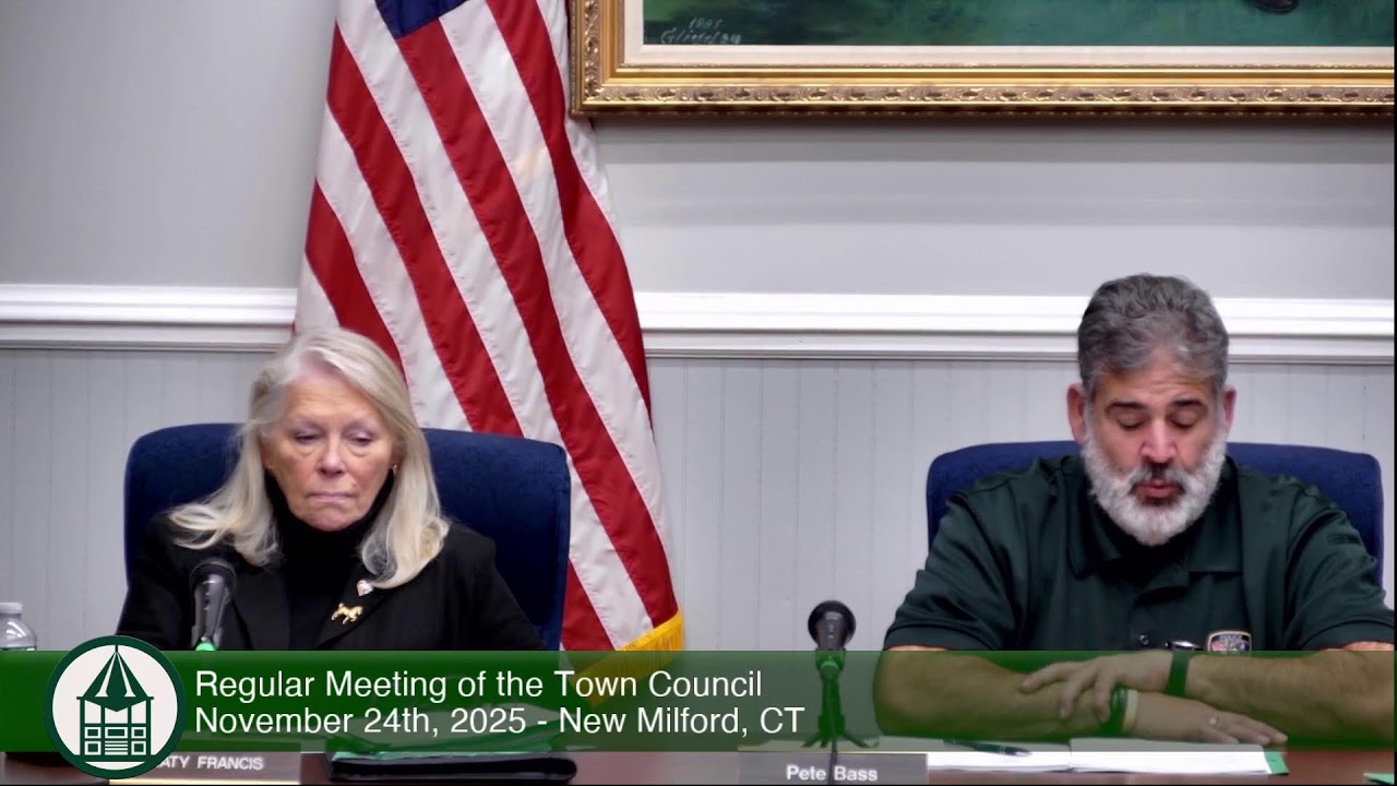 Regular Meeting of the Town Council | November 24th, 2025