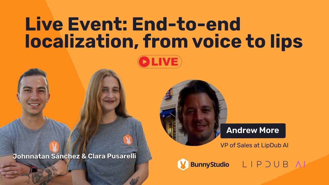 End-to-end localization, from voice to lips: partnership announcement with LipDub AI