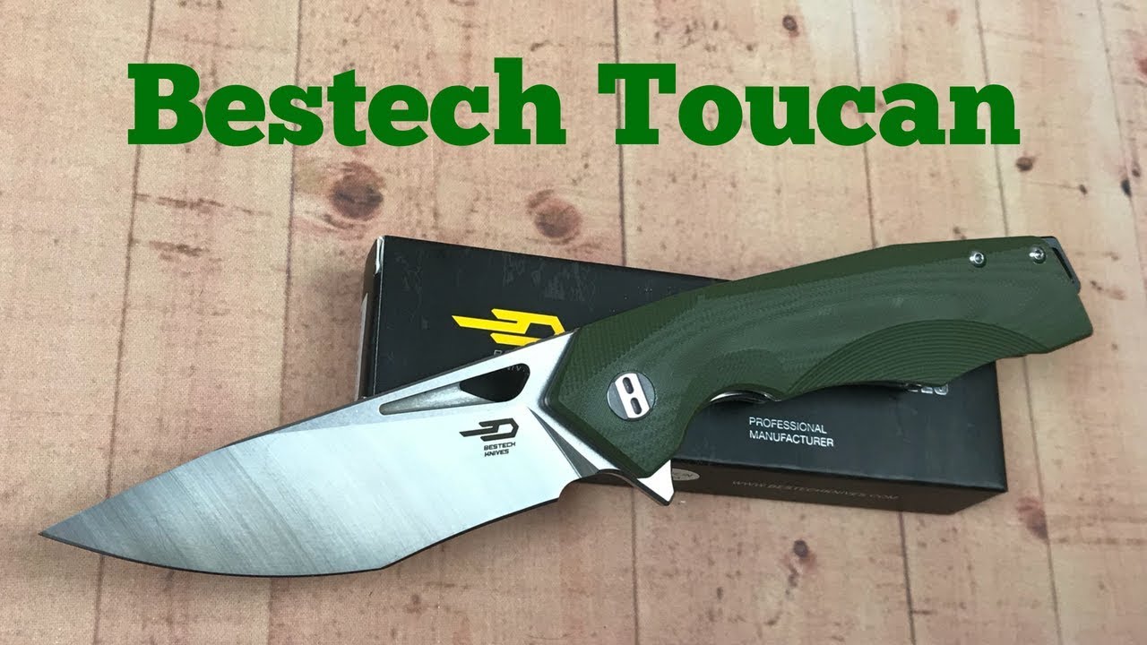 Bestech Toucan G10 linerlock flipper Knife  Bestech continues to impress ! 👍