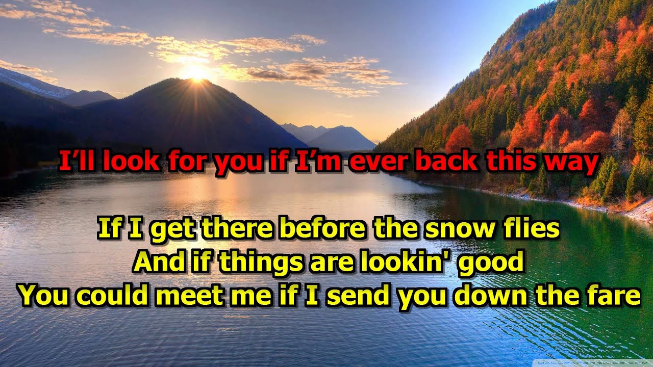 Four Strong Winds - Neil Young (Karaoke) HD