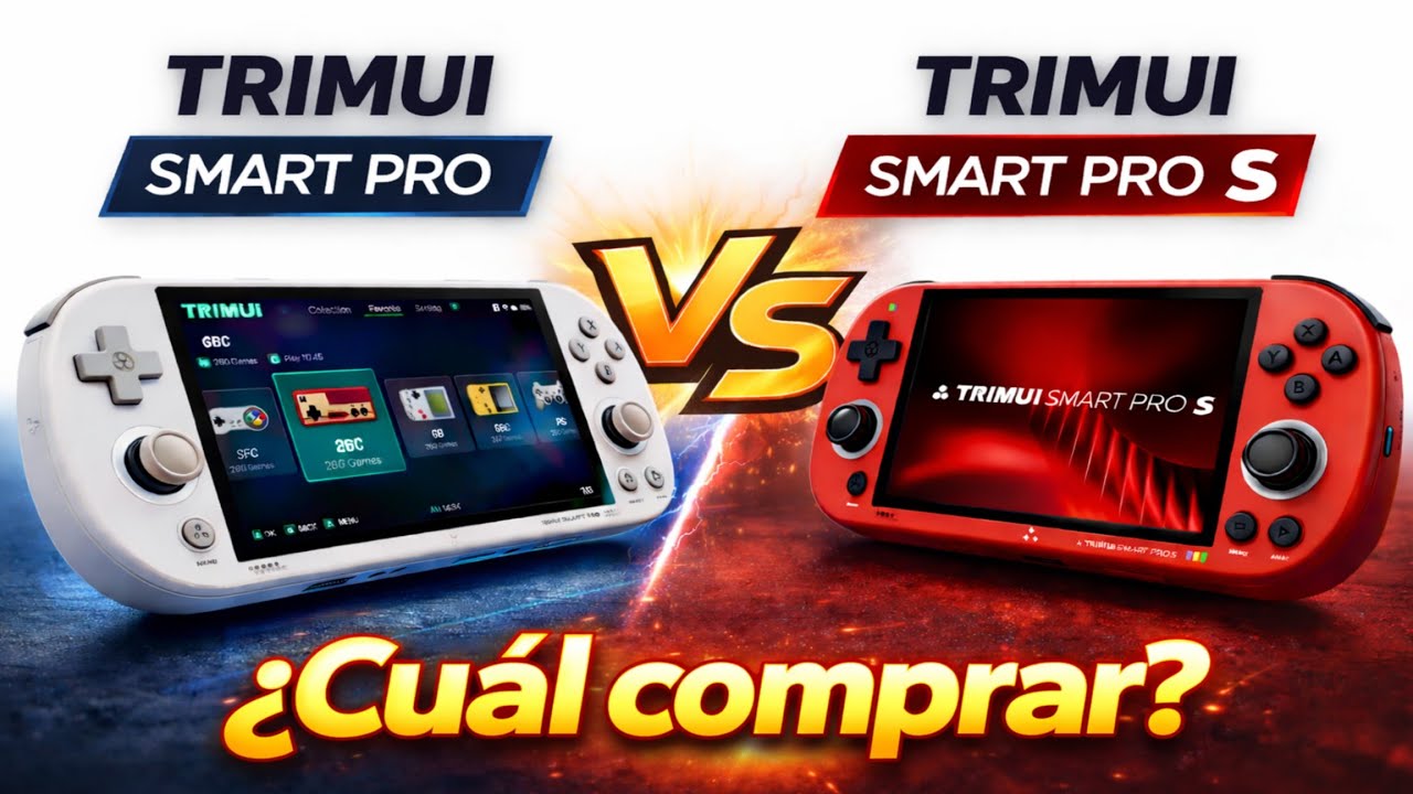 TRIMUI SMART PRO VS SMART PRO S. COMPARATIVA 🔥 Mira este vídeo antes de comprarla.