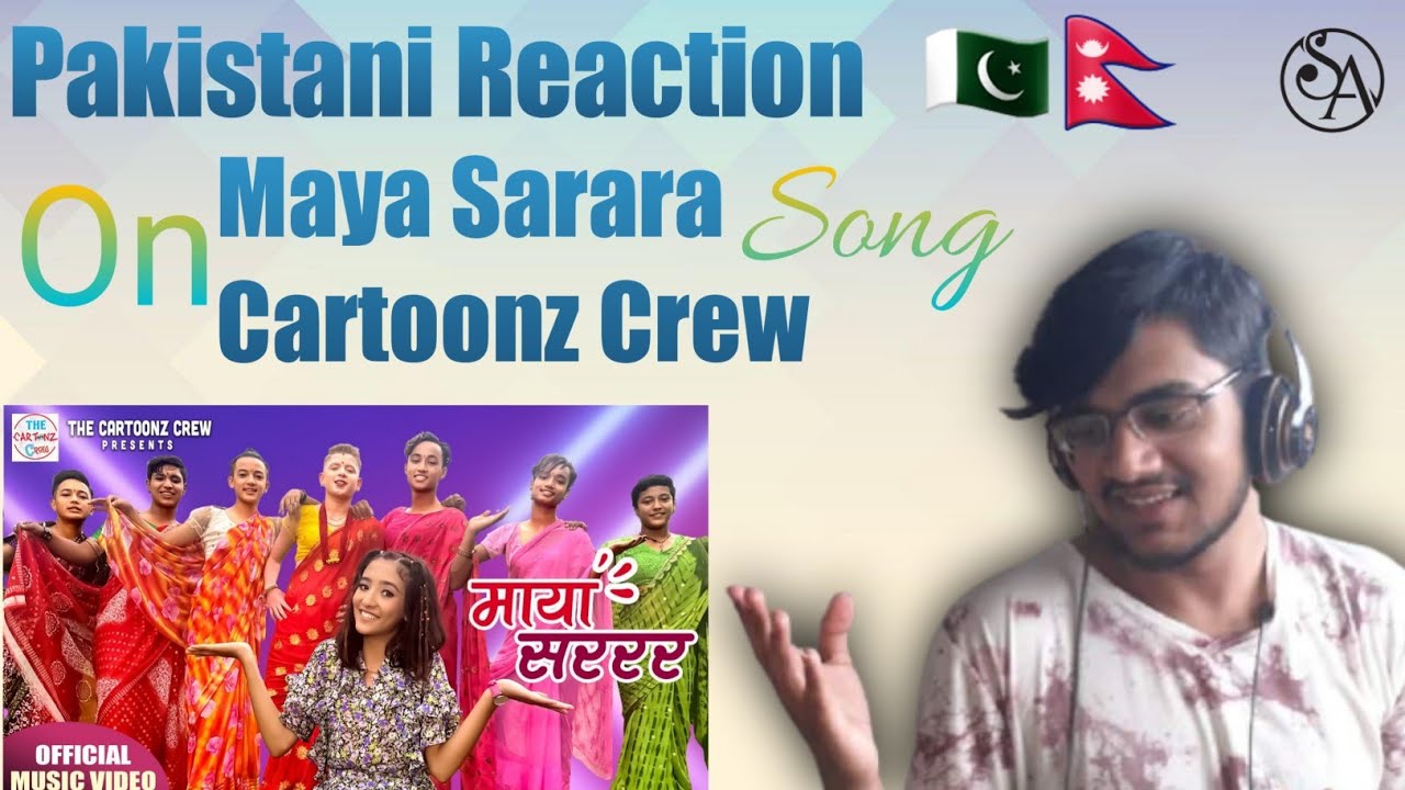 🔴 @s.areactions Pakistani Reaction On Cartoonz crew Maya Sarara Song