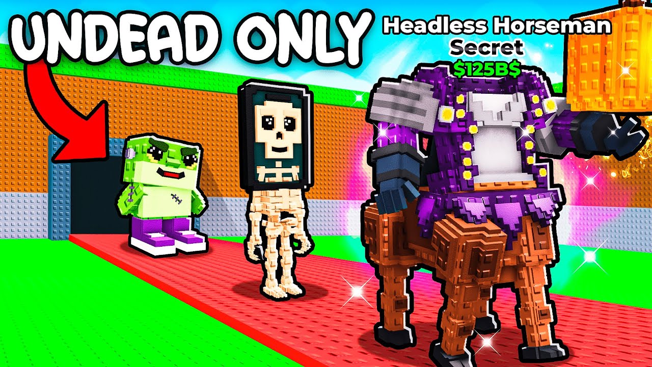 $0 To $1 Trillion Using UNDEAD ONLY Brainrots!