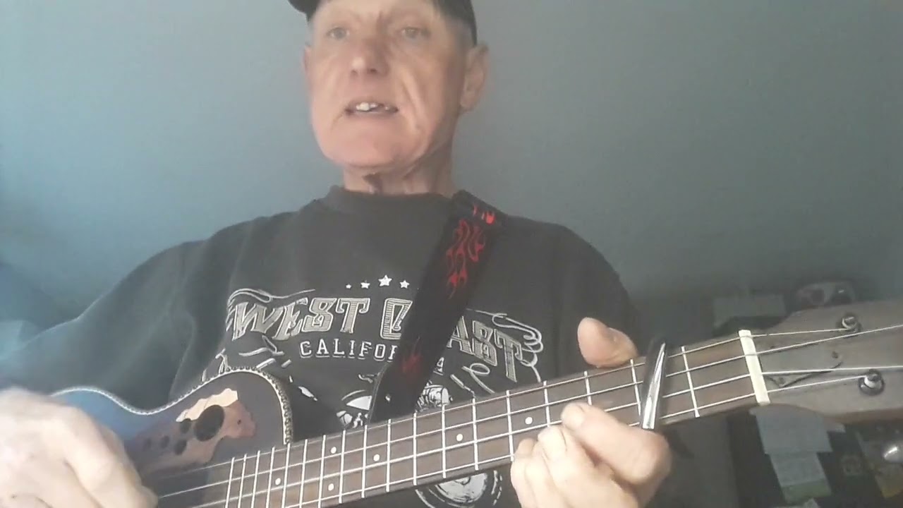 Kate Wolf,    Green Eyes,   tutorial,    baritone ukulele,