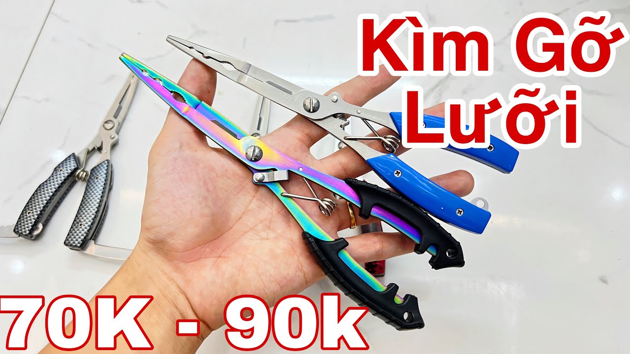 Kìm gỡ cá , kìm gỡ lưỡi đa năng