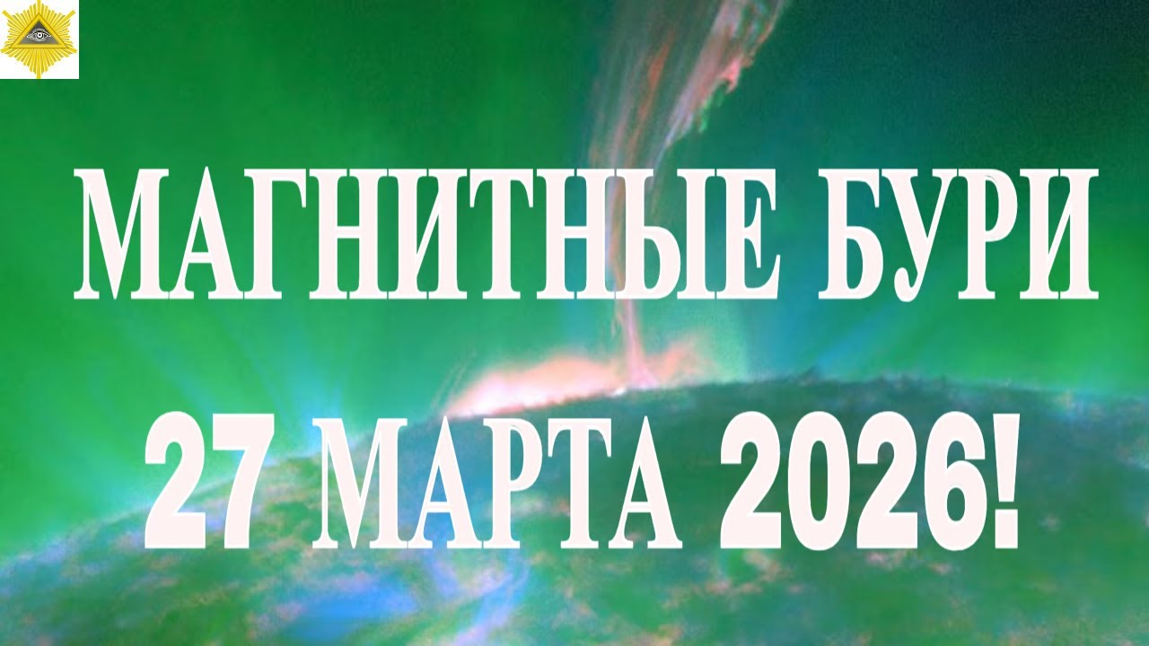 MAGNETIC STORMS ON MARCH 27, 2026!